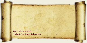 Luna Perković vizit kartica